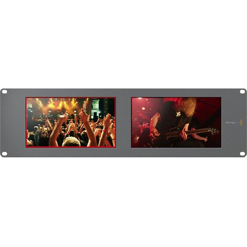 블랙매직디자인 Blackmagic Design SmartScope Duo 4K Rack-Mounted Dual 6G-SDI Monitors