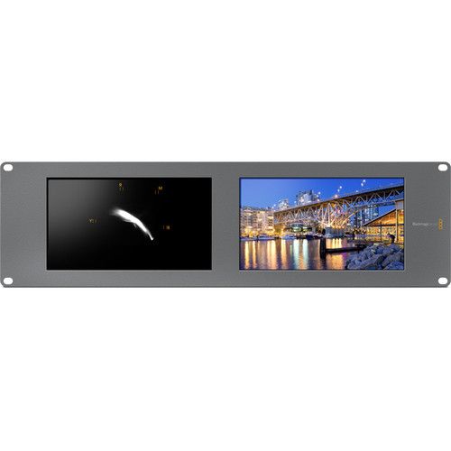 블랙매직디자인 Blackmagic Design SmartScope Duo 4K Rack-Mounted Dual 6G-SDI Monitors