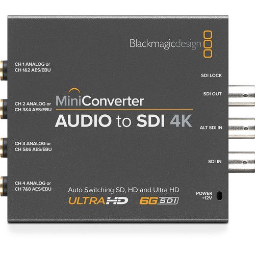 블랙매직디자인 Blackmagic Design Mini Converter Audio to SDI 4K