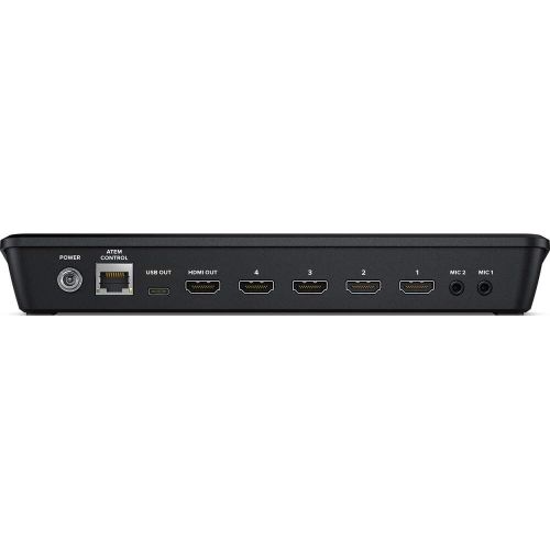 블랙매직디자인 Blackmagic Design ATEM Mini Pro ISO HDMI Live Stream Switcher Starter Bundle with 6’ HDMI Cable, 7’ Cat5e Cable, and 5-Pack of Solid Signal Cable Ties (SWATEMMINIBPRISO)