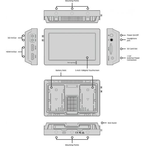 블랙매직디자인 Blackmagic Design Video Assist HDMI6G-SDI Recorder