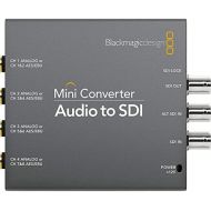 Blackmagic Design Mini Converter Audio to SDI, AESEBU Input, Analog Audio Input, 3GBSec SDI