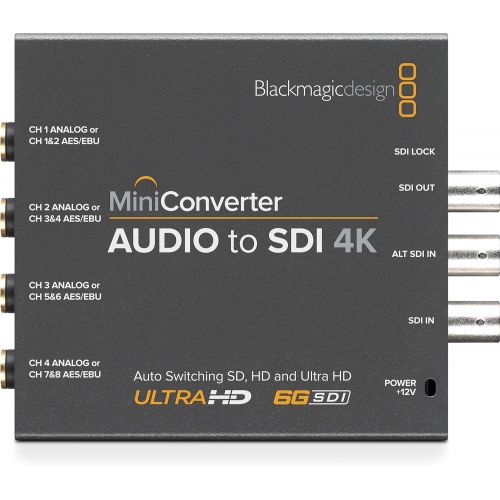 블랙매직디자인 Blackmagic Design Mini Converter Audio to SDI 4K (BMD-CONVMCAUDS4K)