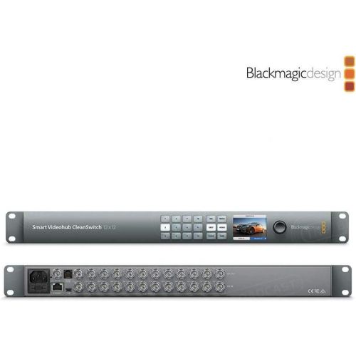 블랙매직디자인 Blackmagic Design Smart Videohub CleanSwitch 12x12 | 6G-SDI Video Router