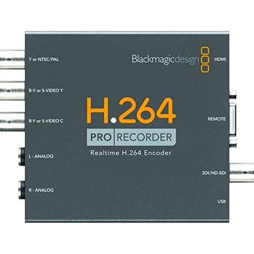 블랙매직디자인 Blackmagic Design H.264 Pro Recorder, Distributes H.264 Video Files to Websites, YouTube, iPhone, iPad- Captures from All Popular Video Formats