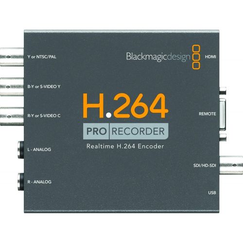 블랙매직디자인 Blackmagic Design H.264 Pro Recorder, Distributes H.264 Video Files to Websites, YouTube, iPhone, iPad- Captures from All Popular Video Formats