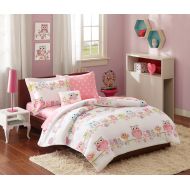 Blackout Mi Zone Kids Wise Wendy Queen Comforter Sets For Girls - Pink , Owl  8 Pieces Kids Girl Bedding Set  Ultra Soft Microfiber Childrens Bedroom Bed Comforters