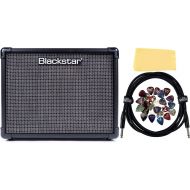 Blackstar ID:Core Stereo 20 V2 Guitar Amplifier Bundle with Instrument Cable, Picks, and Austin Bazaar Polishing Cloth