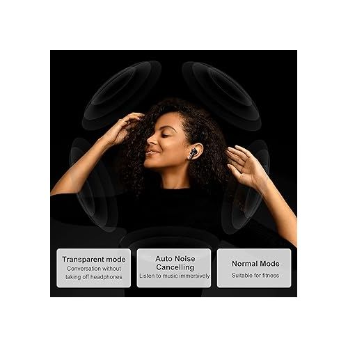 블랙뷰 Blackview Wireless Earbuds in Ear Headphones Wireless Bluetooth 5.3, TWS Ear Buds Built-in Mic Sports Noise Canceling Earbuds IPX7 Waterproof,56H Playtime LED Power Display for Android/iOS Phone