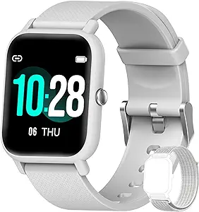 Blackview Smart Watch for Android Phones and iOS Phones, All-Day Activity Tracker with Heart Rate Sleep Monitor, 1.3