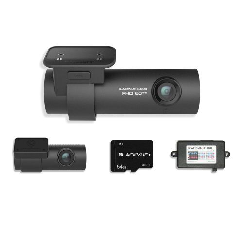  Blackvue DR750S-2CH With Power Magic Pro Hardwiring Kit 2-Channel 1080P Full HD Car DVR Recorder | 64GB SD Card Included