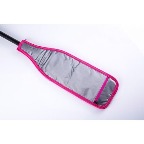  [아마존베스트]Hornet Watersports Blade Cover for Dragon Boat Paddle (Black/Pink/Silver)