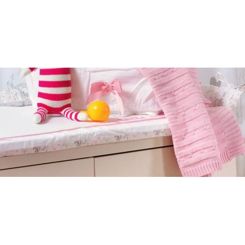  Blancho Pink Dearest Bambi 4 Pc Crib Bedding Set