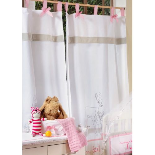  Blancho Pink Dearest Bambi 4 Pc Crib Bedding Set