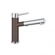 Blanco 441618 Alta Compact 1.8 GPM Kitchen Sink Faucet with Pull Out Spray, Small, Cafe Brown