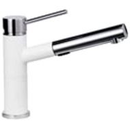 Blanco 441491 Alta Compact Pull-Out Dual Spray, White/Chrome