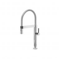 Blanco 441623 Culina Mini Kitchen Faucet with Pull Down Spray, Small, Satin Nickel