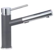 Blanco 441489 Alta Compact Pull-Out Dual Spray, Cinder/Chrome