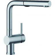 Blanco 441404 LINUS Pull-Out Dual Spray, 2.2 GPM, Satin Nickel Kitchen Faucet