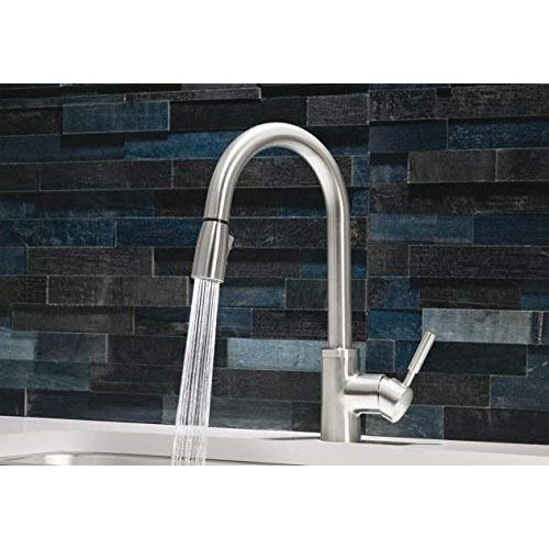  Blanco 441647 Sonoma Kitchen Faucet with Pull Down Spray, Small, Stainless Steel