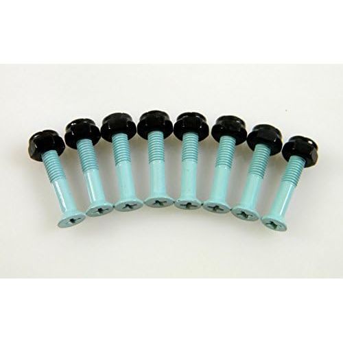  Blank 1 Inch Color Skateboard Mounting Hardware Screws Bolts