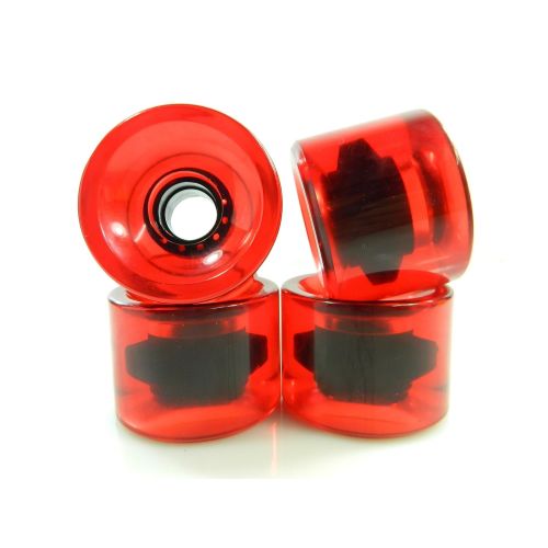  Blank Wheels 70mm Longboard Skateboard Wheels + ABEC 7 Bearings Spacers