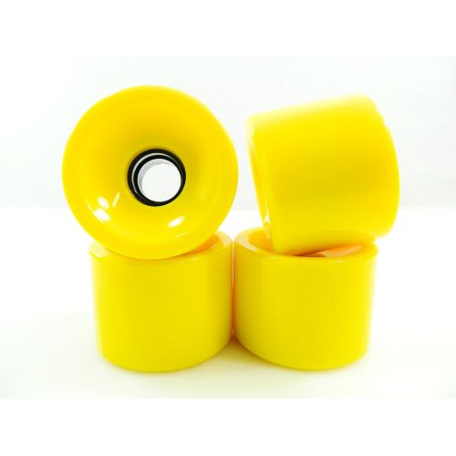  Blank Wheels 70mm Longboard Skateboard Wheels + ABEC 7 Bearings Spacers