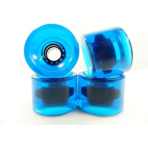  Blank Wheels 70mm Longboard Skateboard Wheels + ABEC 7 Bearings Spacers