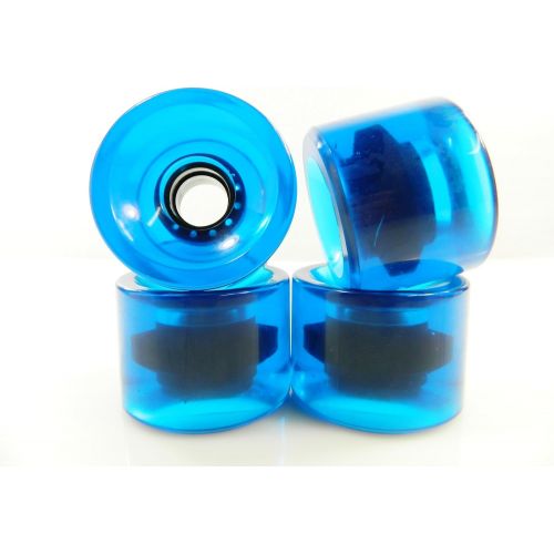  Blank Wheels 70mm Longboard Skateboard Wheels + ABEC 7 Bearings Spacers