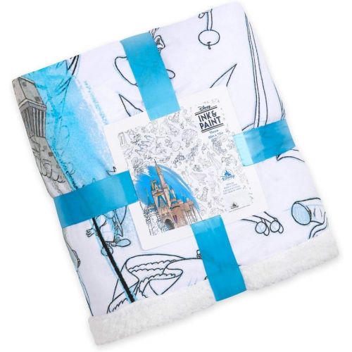  Disney Parks Ink & Paint Cinderellas Castle Throw Blanket