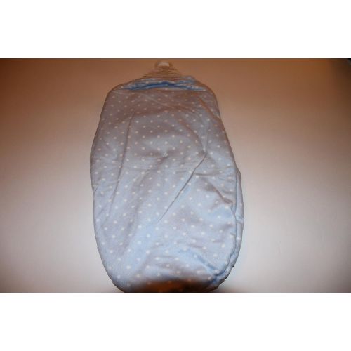  Blankets and Beyond Swaddle Blanket Blue with White Dots 0-3 Months