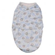 Blankets and Beyond Lovely Decorated Owl Printed Swaddle Blue