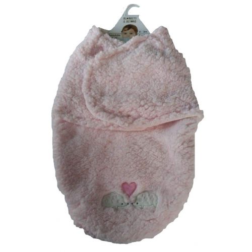  Blankets and Beyond Blankets & Beyond Swaddle Bag Pink 0-3 Months