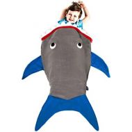 [아마존베스트]Blankie Tails | Shark Blanket, Shark Tail Double Sided Super Soft and Cozy Minky Fleece Blanket, Machine Washable Wearable Blanket (37 H x 24 (Toddlers 18 months+), Glow in The Dar