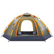 Blanmour Pop up Camping Tent Portable 3-5 Person Family Tent Waterproof Double Doors Vent Mesh Windows- Ideal Shelter Camping Hiking Travel Outdoor Activities