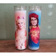 /BlasphemeBout Saint Amy Poehler and Tina Fey Candle Set - Tina & Amy Prayer Candle Set