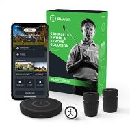 Blast Motion Blast Golf Swing Analyzer | Captures Swing and Stroke Metrics | Slo-Mo Video Capture | App Enabled, iOS and Android Compatible | Putting, Short Game, Full Swing