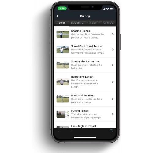  [아마존베스트]Blast Motion Golf Swing Analyzer I Captures Putting, Full Swing, with NEW Short Game and Bunker Modes I Slo-Mo Video Capture I App Enabled, iOS and Android Compatible (900-00036)