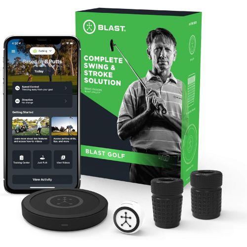  [아마존베스트]Blast Motion Golf Swing Analyzer I Captures Putting, Full Swing, with NEW Short Game and Bunker Modes I Slo-Mo Video Capture I App Enabled, iOS and Android Compatible (900-00036)