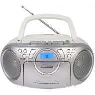 [아마존베스트]Blaupunkt BB16Boombox Portable CD Player with Kassettenplayer Radio AUX white