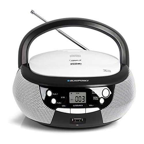  [아마존베스트]Blaupunkt B 4 PLL Boombox with FM PLL Radio, CD Player, USB, AUX in / MP3 blue