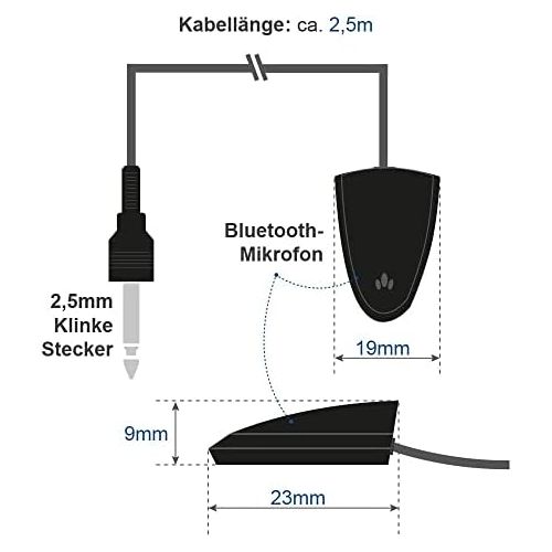  [아마존베스트]-Service-Informationen Blaupunkt External Bluetooth microphone.