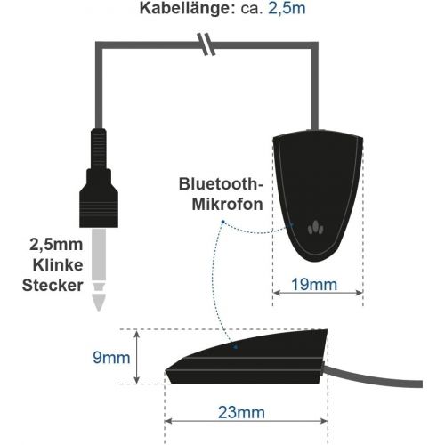  [아마존베스트]-Service-Informationen Blaupunkt External Bluetooth microphone.
