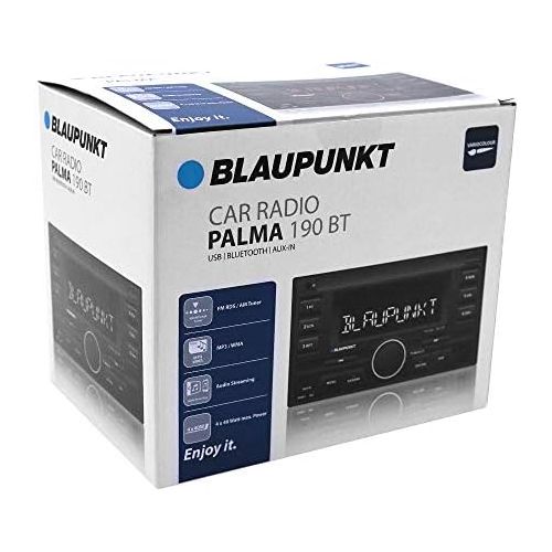  [아마존베스트]-Service-Informationen Blaupunkt Palma 190 | 2-DIN, Bluetooth Handsfree, USB, AUX, Short Installation Depth.