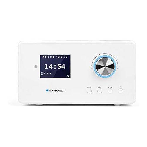  [아마존베스트]-Service-Informationen Blaupunkt IRD 300 Wlan Internet radio, DAB +, Bluetooth, VHF reception, kitchen or office radio, clock radio and clock radio, color display with app function, mini radio incl. Remo