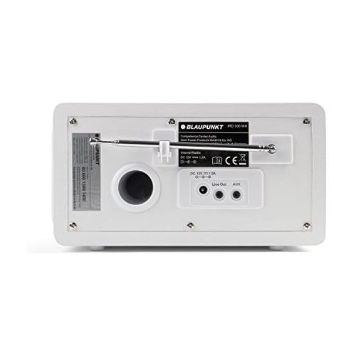  [아마존베스트]-Service-Informationen Blaupunkt IRD 300 Wlan Internet radio, DAB +, Bluetooth, VHF reception, kitchen or office radio, clock radio and clock radio, color display with app function, mini radio incl. Remo