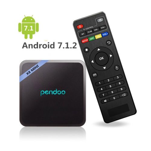  BlazeBox BX X8 Mini Android 7.1.2 TV Box, 2GB RAM 16GB ROM Amlogic Quad Core 64 Bits Processor 3D 4K Bluetooth