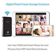 Blazedrive Digital Photo Frame,Digital Picture Frame,Digital Album Storage Enclosure, Portable Streaming Server with SD Card Reader and USB3.0 and Sata Interface