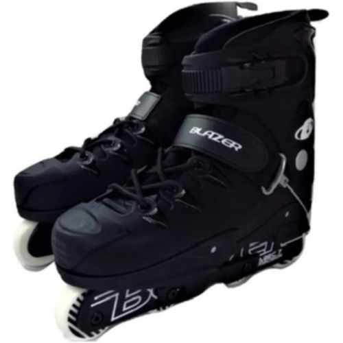  Blazer Aggressive Roller Skates with Wheel Covers and Large Capacity Omniroller Suitcase Gift!