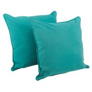 Blazing Needles Twill Floor Pillows - Set of 2